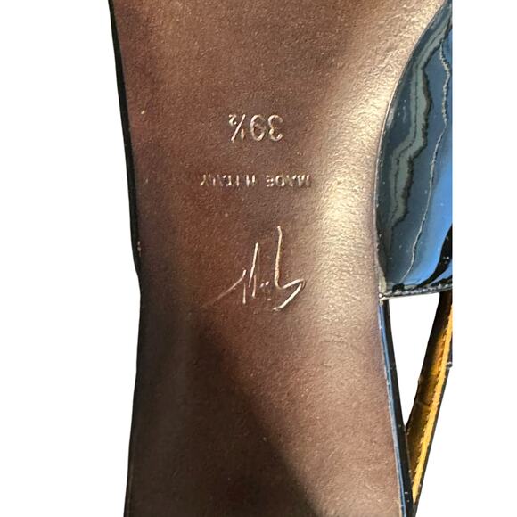 Giuseppe Zanotti NIB Brendha 45mm Pumps in Black Patent Leather Size 39.5 - Picture 13 of 13